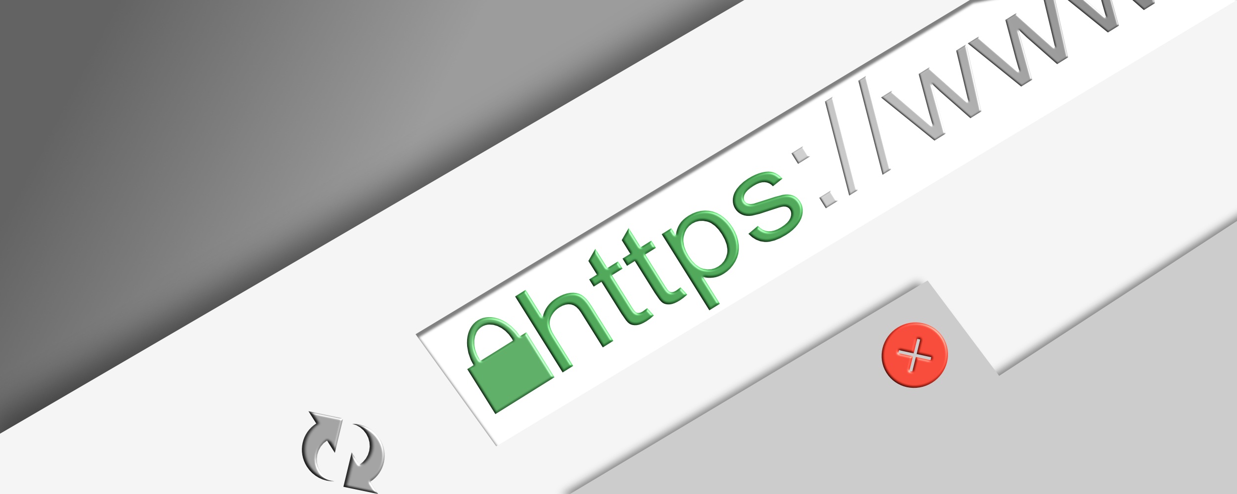 URL con lucchetto verde e HTTPS