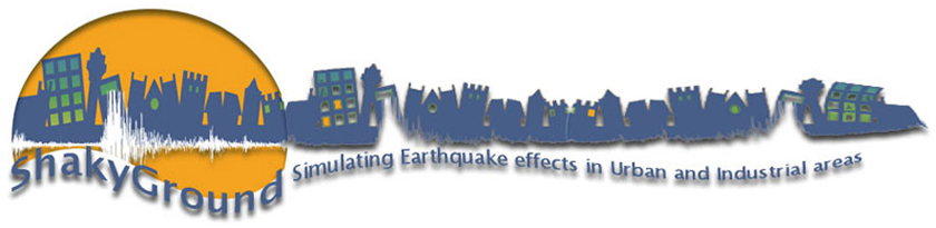 SHAKYGROUND: simulating earthquake effects in urban and industrial areas